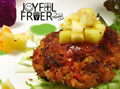 Gotham Steel Air-Fryer Wasabi Crab Cakes