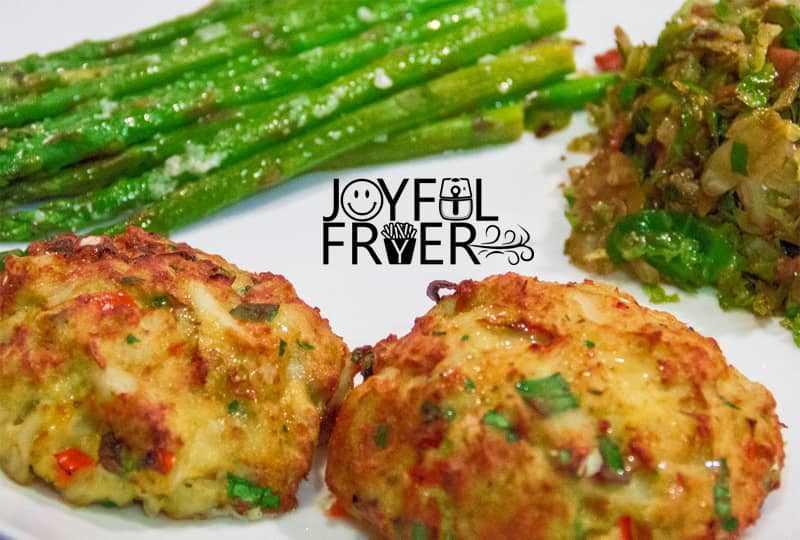 Gotham Steel Air-Fryer Wasabi Crab Cakes